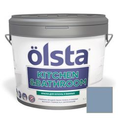 Краска интерьерная Olsta Kitchen and Bathroom 118A Baltic 9 л
