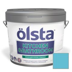 Краска интерьерная Olsta Kitchen and Bathroom 184A Dream Lake 9 л