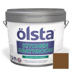 Краска интерьерная Olsta Kitchen and Bathroom 35C Russet Bear 9 л