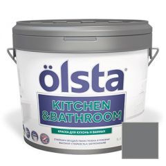 Краска интерьерная Olsta Kitchen and Bathroom 69C Irony 9 л