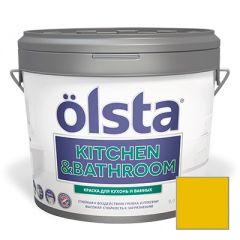 Краска интерьерная Olsta Kitchen and Bathroom 177C Mangofrukt 9 л