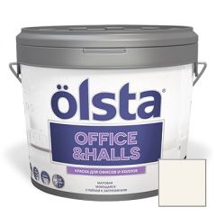Краска интерьерная Olsta Office and Halls 57A Feather White 0,9 л