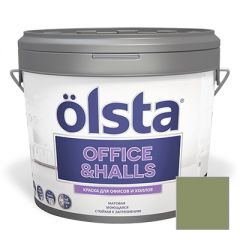 Краска интерьерная Olsta Office and Halls 104C Sea Green 0,9 л