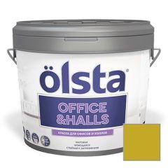 Краска интерьерная Olsta (Ольста) Office and Halls 178C Pollen Green 0,9 л