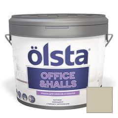 Краска интерьерная Olsta (Ольста) Office and Halls 81A Beige Grey 2,7 л