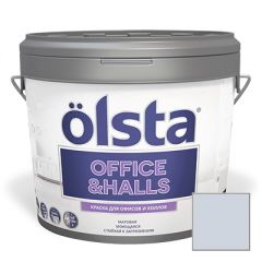 Краска интерьерная Olsta Office and Halls 122A Vattenfall 2,7 л