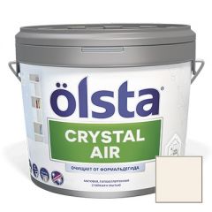 Краска интерьерная Olsta Crystal Air 92A Bjorn White 9 л