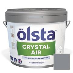 Краска интерьерная Olsta Crystal Air 68A Asfalt 0,9 л