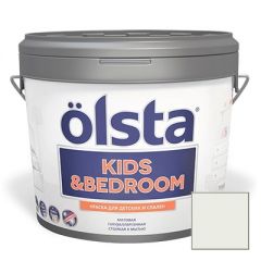Краска интерьерная Olsta Kids and Bedroom 99A Gran Silver 0,9 л