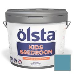 Краска интерьерная Olsta Kids and Bedroom 111A Vintage Blue 0,9 л