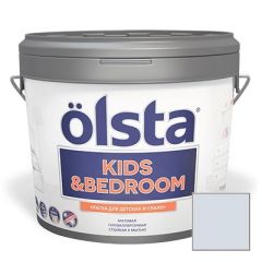 Краска интерьерная Olsta Kids and Bedroom 115A Glacier 0,9 л