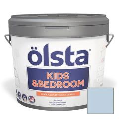 Краска интерьерная Olsta Kids and Bedroom 116A Island Mist 0,9 л
