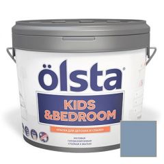 Краска интерьерная Olsta Kids and Bedroom 118A Baltic 0,9 л