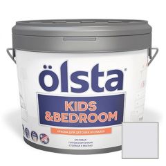 Краска интерьерная Olsta (Ольста) Kids and Bedroom 127A Geyser 0,9 л