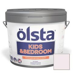 Краска интерьерная Olsta Kids and Bedroom 141A Touch Up White 0,9 л