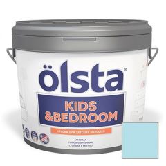 Краска интерьерная Olsta Kids and Bedroom 183A Dag Sky 0,9 л