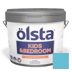 Краска интерьерная Olsta Kids and Bedroom 184A Dream Lake 0,9 л