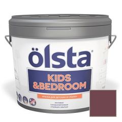 Краска интерьерная Olsta Kids and Bedroom 147C Scarlett 0,9 л