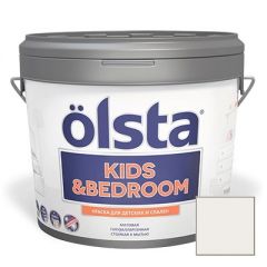 Краска интерьерная Olsta Kids and Bedroom 51A Snow White 2,7 л