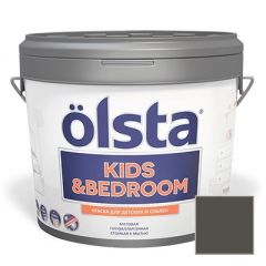 Краска интерьерная Olsta Kids and Bedroom 63C Peat 2,7 л