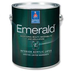 Краска антивандальная Sherwin-Williams Emerald Flat Interior Acrylic Latex Paint 3,8 л