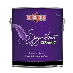 Краска интерьерная Richards Paint (Ричард Пейнтс) Signature Ceramic 420 под колеровку 0,976 л