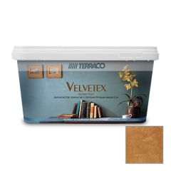 Декоративное покрытие Terraco (Террако) Velvetex Вельветтекс Бронза 5 кг
