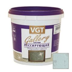 Лессирующий состав VGT Gallery Серебристо-белый 0,9 кг