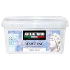 Декоративная штукатурка Artigiano Remolino эффект шёлка 2,5 л