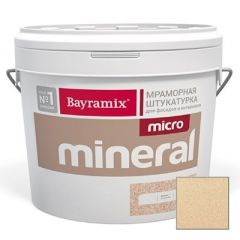 Декоративная штукатурка Bayramix Mineral Micro мраморная №645+GOLD 15 кг