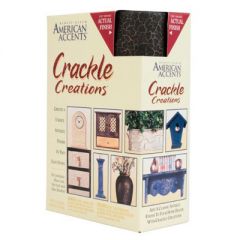 Декоративный состав American Accents Crackle Creations черный на золоте 0,68 кг