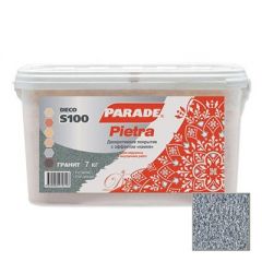 Декоративное покрытие Parade Deco Pietra S100 эффект камня Гранит 7 кг