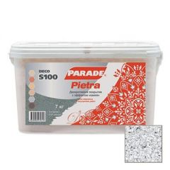 Декоративное покрытие Parade Deco Pietra S100 эффект камня Опал 7 кг
