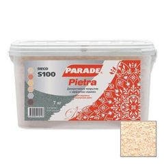 Декоративное покрытие Parade Deco Pietra S100 эффект камня Коралл 7 кг