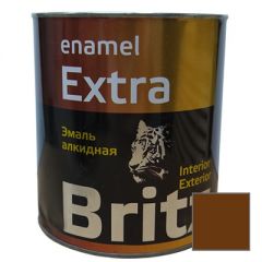 Эмаль Гермес Britz Superfarb Extra ПФ-115 коричневая 0,9 кг