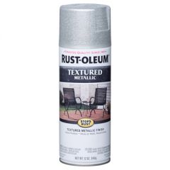 Эмаль аэрозольная многоцветная текстурная Rust-Oleum Блестящий серебряный (251053) 0,34 кг