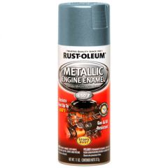 Эмаль термостойкая до 343°С с эффектом металлика Rust-Oleum Серебро (248949) 0,312 кг