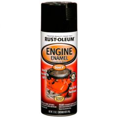 Эмаль термостойкая до 260°С глянцевая Rust-Oleum Чёрная (248932) 0,34 кг