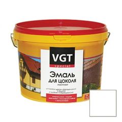 Эмаль акриловая VGT (ВГТ) для цоколя супербелая 10 кг