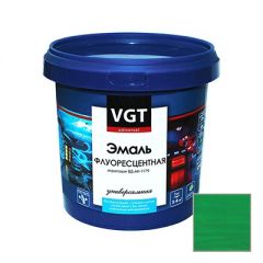 Эмаль VGT флуоресцентная универсальная зеленая 1 кг