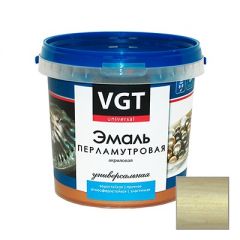 Эмаль VGT перламутровая универсальная жемчуг 1 кг