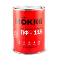Эмаль алкидная Mokke ПФ-115 Красная 0,9 кг