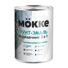 Грунт-эмаль Mokke 3 в 1 по ржавчине Белый 2,7 кг