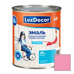 Эмаль акриловая LuxDecor для дерева и металла матовая Розовый слон 0,75 л