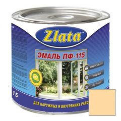 Эмаль Zlata (Злата) ПФ-115 кремовая 1,9 кг