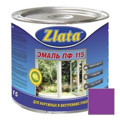 Эмаль Zlata ПФ-115 светло-фиолетовая 20 кг