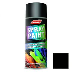 Эмаль аэрозольная Parade Spray Paint RAL 9005 Черный глянцевый 400 мл