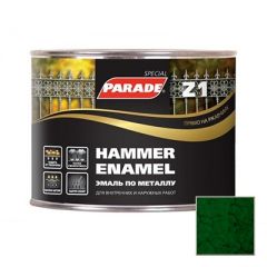 Эмаль по металлу Parade (Парад) Special Z1 543-388 Темно-зеленая молотковая 0,45 л