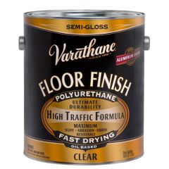 Лак Varathane паркетный полиуретановый на масляной основе Floor Finish Полуглянцевый (130131) 3,78 л