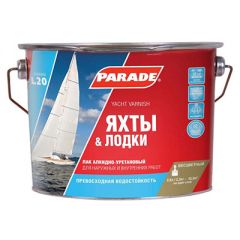 Лак Parade Classic яхтный L20 Яхты и лодки полуматовый 2,5 л